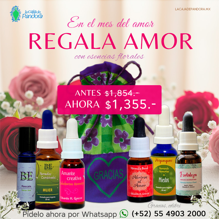 UN REGALO CONSCIENTE:  ESENCIAS FLORALES